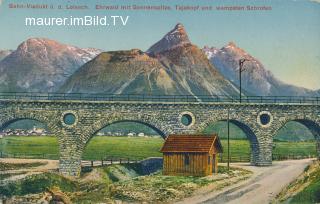 Bahnviadukt bei Loisach - Ehrwald - Tirol - alte historische Fotos Ansichten Bilder Aufnahmen Ansichtskarten 