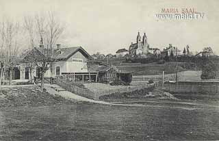 Bahnhof Maria Saal - Maria Saal - alte historische Fotos Ansichten Bilder Aufnahmen Ansichtskarten 