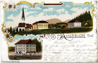Gruss aus Kirchbichl - Tirol - alte historische Fotos Ansichten Bilder Aufnahmen Ansichtskarten 