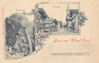 2 Bild Litho Karte - Wörgl  - Tirol - alte historische Fotos Ansichten Bilder Aufnahmen Ansichtskarten 