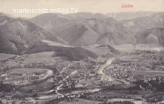 Leoben Luftbild - Leoben - alte historische Fotos Ansichten Bilder Aufnahmen Ansichtskarten 