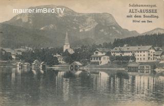 Altaussee mit dem Sandling - Altaussee - alte historische Fotos Ansichten Bilder Aufnahmen Ansichtskarten 