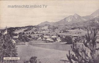 Faak Ortsansicht - Kärnten - alte historische Fotos Ansichten Bilder Aufnahmen Ansichtskarten 