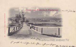 St. Niklas-Föderlach, Draubrücke - Kärnten - alte historische Fotos Ansichten Bilder Aufnahmen Ansichtskarten 