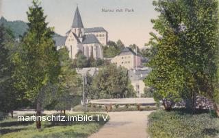 Murau mit Park - Murau - alte historische Fotos Ansichten Bilder Aufnahmen Ansichtskarten 