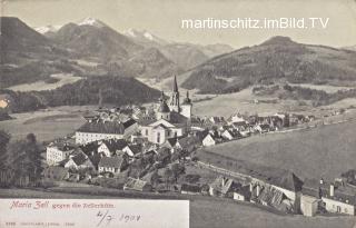 Maria Zell Ortsansicht  - Mariazell - alte historische Fotos Ansichten Bilder Aufnahmen Ansichtskarten 