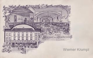 Villach, Cafe Steit  - alte historische Fotos Ansichten Bilder Aufnahmen Ansichtskarten 