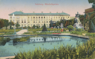 Mirabellgarten - Salzburg - alte historische Fotos Ansichten Bilder Aufnahmen Ansichtskarten 