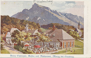 Kaffee und Restaurant Schinnerl - Salzburg - alte historische Fotos Ansichten Bilder Aufnahmen Ansichtskarten 