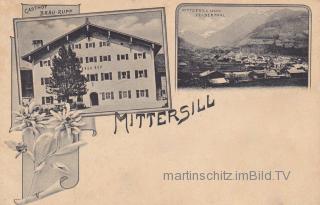2 Bild Litho Karte - Mittersill - Zell am See - alte historische Fotos Ansichten Bilder Aufnahmen Ansichtskarten 