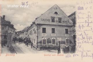 Bleiberg, Gasthof zun Mohren - Bad Bleiberg - alte historische Fotos Ansichten Bilder Aufnahmen Ansichtskarten 