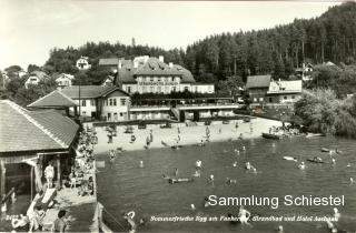 Strandbad und Hotel Aschgan - Villach - alte historische Fotos Ansichten Bilder Aufnahmen Ansichtskarten 