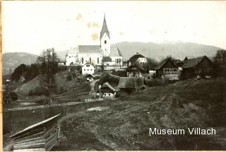  Kirche und Dorf Maria Gail - Villach - alte historische Fotos Ansichten Bilder Aufnahmen Ansichtskarten 