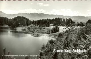Campingplatz am Vassacher See - Villach - alte historische Fotos Ansichten Bilder Aufnahmen Ansichtskarten 