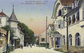 Hotel Mösslacher und Kaufhaus Moro - Villach Land - alte historische Fotos Ansichten Bilder Aufnahmen Ansichtskarten 