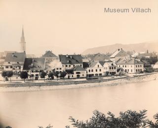 Die Draulände - Villach - alte historische Fotos Ansichten Bilder Aufnahmen Ansichtskarten 
