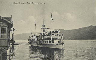 Schiffsanlegestelle Anneheim - Treffen am Ossiacher See - alte historische Fotos Ansichten Bilder Aufnahmen Ansichtskarten 