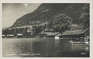 Strandbad Sattendorf - Treffen am Ossiacher See - alte historische Fotos Ansichten Bilder Aufnahmen Ansichtskarten 