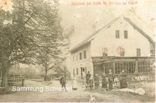 Das Gasthaus Wiegele - Zur Linde  - St. Georgen - alte historische Fotos Ansichten Bilder Aufnahmen Ansichtskarten 
