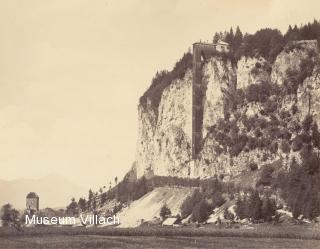 Federaun mit Thurnegg und Schrotturm - Unterfederaun - alte historische Fotos Ansichten Bilder Aufnahmen Ansichtskarten 