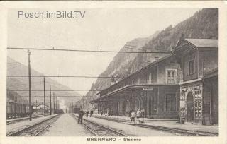 Brenner Grenzbahnhof - Italien - alte historische Fotos Ansichten Bilder Aufnahmen Ansichtskarten 