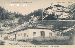 Luschari-Alpe und Luschariberg - Italien - alte historische Fotos Ansichten Bilder Aufnahmen Ansichtskarten 