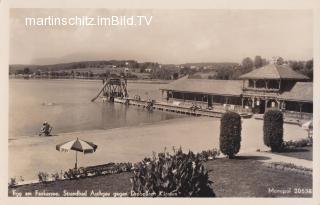 Boots und Badehaus vom Strandhotel Aschgan - alte historische Fotos Ansichten Bilder Aufnahmen Ansichtskarten 