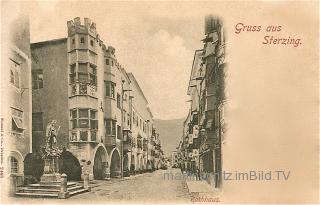 Sterzing, Rathaus - Italien - alte historische Fotos Ansichten Bilder Aufnahmen Ansichtskarten 