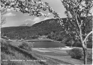 Rauschelesee mit Hochobir - Keutschach am See - alte historische Fotos Ansichten Bilder Aufnahmen Ansichtskarten 