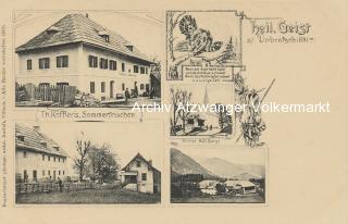5 Bild Schmuckkarte, Heiligen Geist am Dobratsch - Heiligengeist - alte historische Fotos Ansichten Bilder Aufnahmen Ansichtskarten 