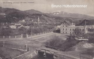 Wolfsberg, Städtischem Volksbad - Wolfsberg - alte historische Fotos Ansichten Bilder Aufnahmen Ansichtskarten 