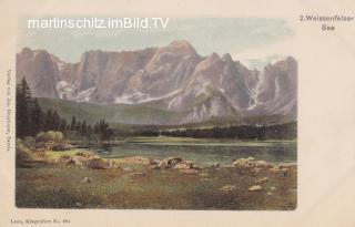 2. Weissenfelsersee  - Fusine in Valromana - Weissenfels - alte historische Fotos Ansichten Bilder Aufnahmen Ansichtskarten 