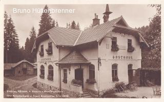 Preblau, F. Premrou's Brunnengasthaus - Prebl - alte historische Fotos Ansichten Bilder Aufnahmen Ansichtskarten 