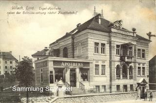 Engelapotheke in der Genotte-Allee - Villach-Lind - alte historische Fotos Ansichten Bilder Aufnahmen Ansichtskarten 