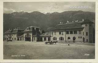 Bahnhof in Spittal an der Drau - Kärnten - alte historische Fotos Ansichten Bilder Aufnahmen Ansichtskarten 