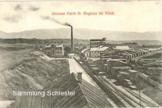 Die Zellulose- Fabrik - Villach - alte historische Fotos Ansichten Bilder Aufnahmen Ansichtskarten 