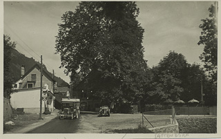 Automobile beim Gasthaus Weneberger - alte historische Fotos Ansichten Bilder Aufnahmen Ansichtskarten 