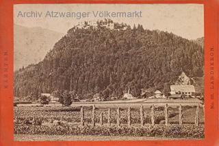 Landskron mit Ruine - CDV - Oesterreich - alte historische Fotos Ansichten Bilder Aufnahmen Ansichtskarten 