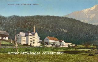 Hermagor, Brauerei Lindner - Hermagor - alte historische Fotos Ansichten Bilder Aufnahmen Ansichtskarten 
