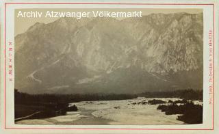 Dobratsch und Gaillitz - CDV  - Villach Land - alte historische Fotos Ansichten Bilder Aufnahmen Ansichtskarten 