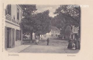 Arnoldstein, Kirchenplatz - Villach Land - alte historische Fotos Ansichten Bilder Aufnahmen Ansichtskarten 