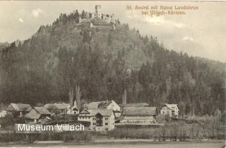 Landskron mit St.Andrä  - St. Andrä - alte historische Fotos Ansichten Bilder Aufnahmen Ansichtskarten 
