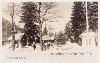 Wurzenpass Winteransicht - Villach Land - alte historische Fotos Ansichten Bilder Aufnahmen Ansichtskarten 