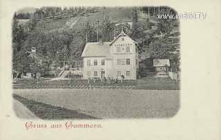 Gummern - Augmaiers Restauration - Villach Land - alte historische Fotos Ansichten Bilder Aufnahmen Ansichtskarten 