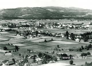 Blick von der Genottehöhe - Villach - alte historische Fotos Ansichten Bilder Aufnahmen Ansichtskarten 