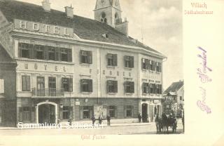 Hotel Fischer-Brauhof - Villach - alte historische Fotos Ansichten Bilder Aufnahmen Ansichtskarten 
