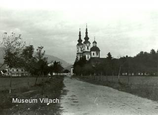Peruakirche von Süden - Villach - alte historische Fotos Ansichten Bilder Aufnahmen Ansichtskarten 