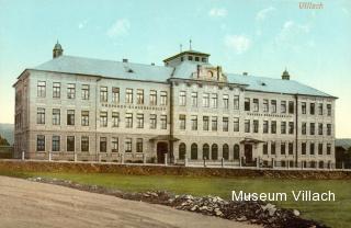 Die neue Bürgerschule - Villach - alte historische Fotos Ansichten Bilder Aufnahmen Ansichtskarten 