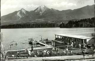 Strandbad Bernold in Drobollach - Villach - alte historische Fotos Ansichten Bilder Aufnahmen Ansichtskarten 
