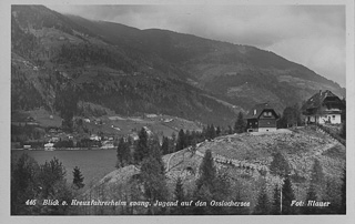 Kreuzfahrerheim mit Blick auf Annenheim - Treffen am Ossiacher See - alte historische Fotos Ansichten Bilder Aufnahmen Ansichtskarten 